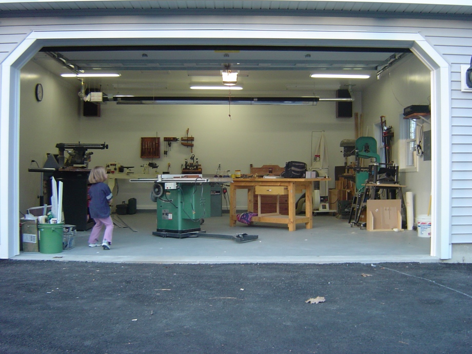 garage woodworking shop
